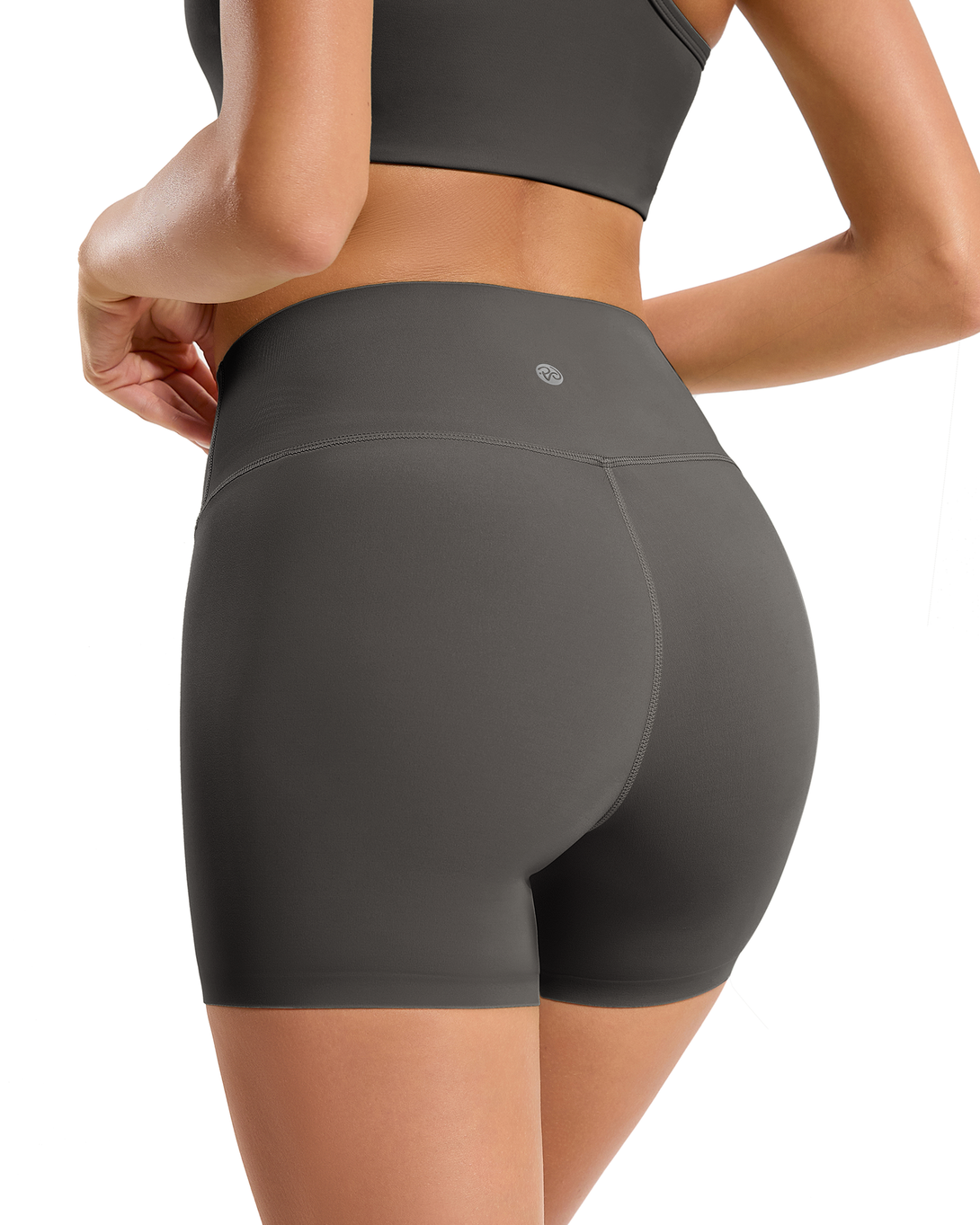 RIOJOY PureComfy Women's 4" High-Waisted Yoga Shorts – Butter-Soft Sculpting Comfort